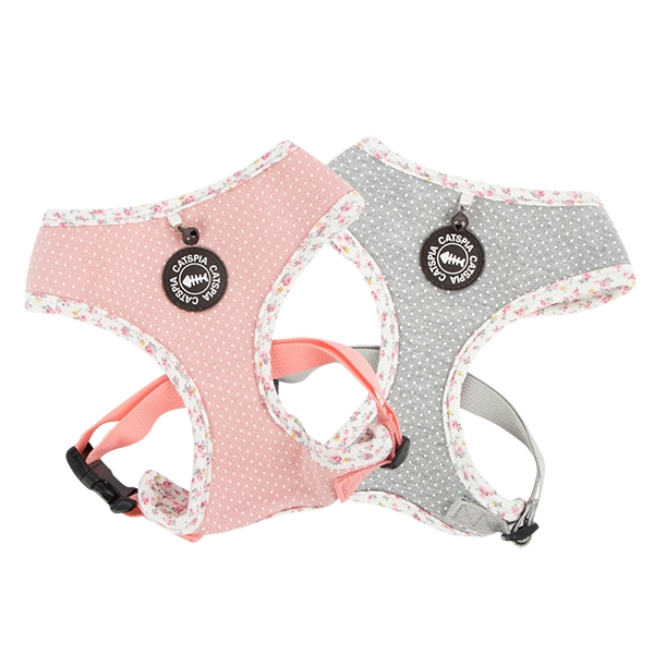 Harnais pour chat en coton gris - Oh Pacha Harnais pour chat en coton gris - Oh Pacha