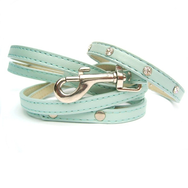 Collier et laisse pour petit chien bleu - Collier chien et Collier et laisse pour petit chien bleu - Collier chien et