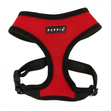 Harnais pour chien rouge de la marque Puppia