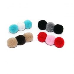Barrette pour chien pompon