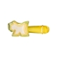 Barrette pour chien jaune