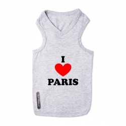 T-shirt pour chien I love Paris