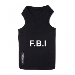 T-shirt pour chien FBI