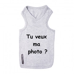 T-shirt pour chien tu veux ma photo ?