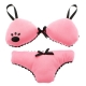 Jouet pour chien bikini rose