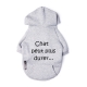 Sweat pour chat Chat peut plus durer