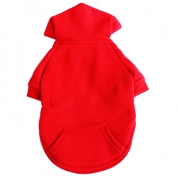 Sweat pour chien rouge