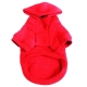 Sweat pour chien rouge