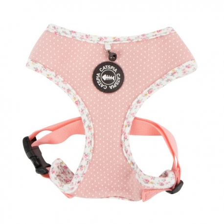 Harnais Pour Chat En Coton Rose