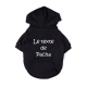 Sweat pour chien personnalisable noir