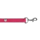 Laisse pour chien rose avec strass
