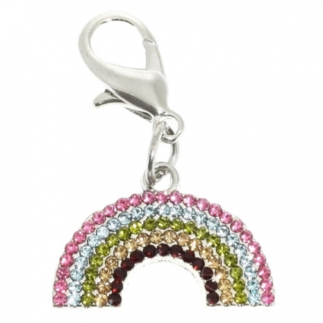 Pendentif pour chien et chat arc-en-ciel