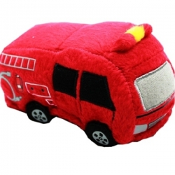 Peluche pour chien camion de pompier