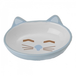 Gamelle pour chat Kitty bleu