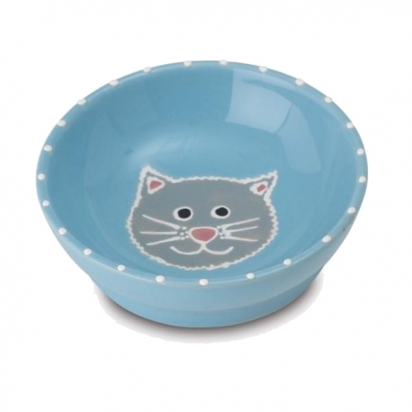 Gamelle pour chat My Love bleue