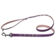 Laisse pour chien Peace and Love violet