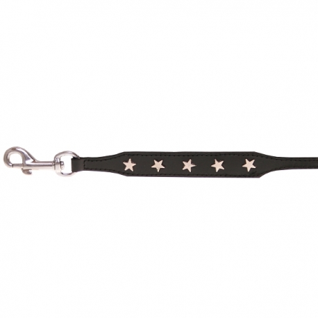 Laisse pour chien Little Star Noire