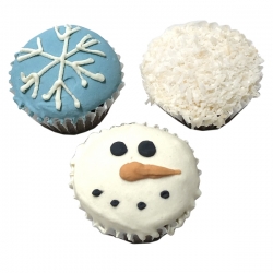 Biscuit pour chien flocon de neige