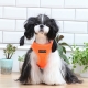 Harnais pour chien orange fluo Puppia