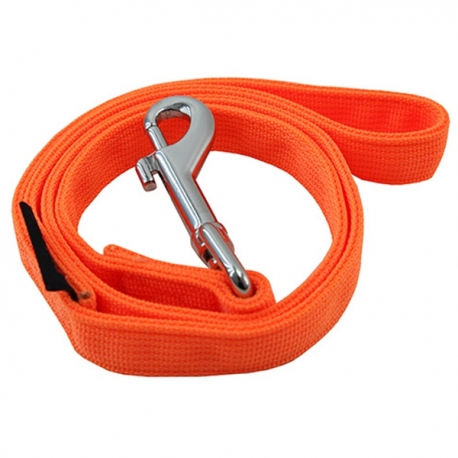 Laisse pour chien et chiot orange fluo Puppia - Laisses chiens