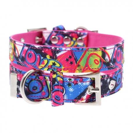 Collier pour chien Pop Art