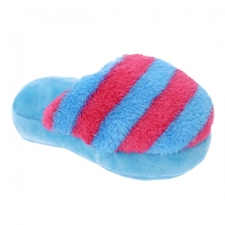 Peluche pour chien pantoufle bleu
