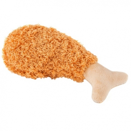 Peluche pour chien cuisse de poulet