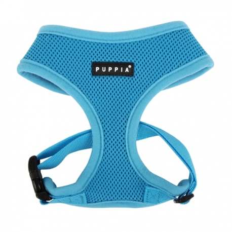 Harnais pour chat turquoise de la marque Puppia