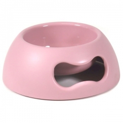 Gamelle pour chien et chat rose