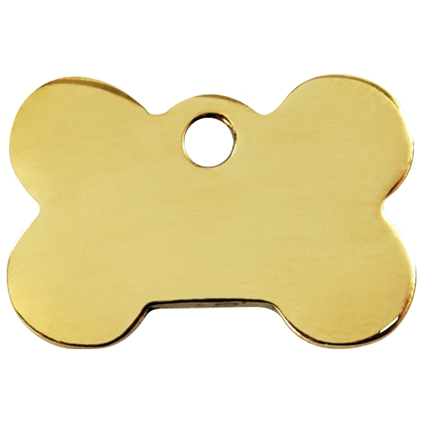 Médaille pour chien à graver os en laiton - Médaille chien