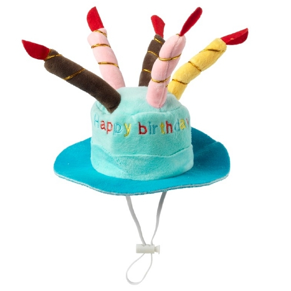 Chapeau pour chien en forme de gâteau d'anniversaire