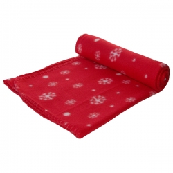 Couverture pour chien flocons de neige