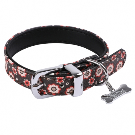 Collier pour chien petites fleurs