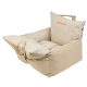 Siège de voiture pour chien et chat beige Puppia
