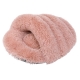 Lit pour chien cocooning rose