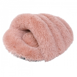 Lit pour chien cocooning rose