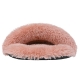 Lit pour chien cocooning rose