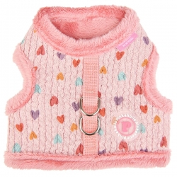 Harnais veste pour chien Scarlett rose