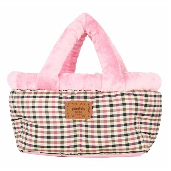 Panier de transport pour chien original coloris rose - Oh Pacha