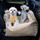Siège de voiture pour chien et chat beige