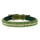 Collier pour chien Swarovski vert