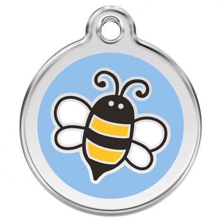 Médaille pour chien à graver Abeille