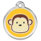 Médaille pour chien à graver petit singe