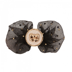 Barrette pour chien Isabella noire