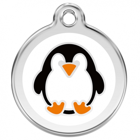 Médaille pour chien à graver Pingouin