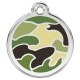 Médaille pour chien à graver camouflage