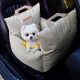 Siège de voiture pour chien et chat beige Puppia