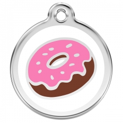 Médaille pour chien à graver Donut